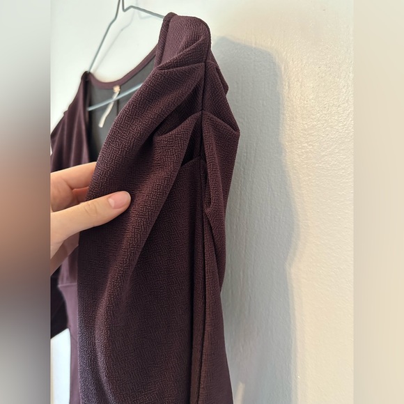 FREE PEOPLE Ruched Sleeves, Fitted Bottom Dress - Picture 3 of 8